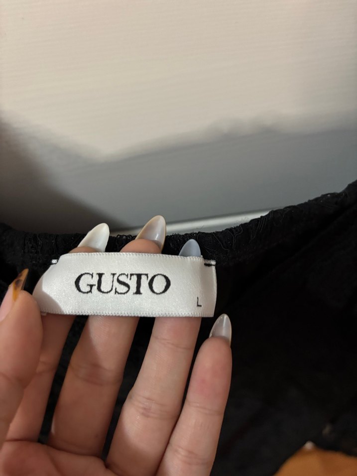 Dantelli Siyah Uzun Kollu Bluz - Görsel 3