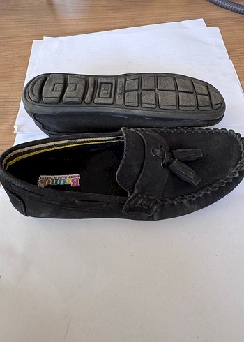 Gri Süet Püsküllü Erkek Çocuk Ayakkabısı - Görsel 3