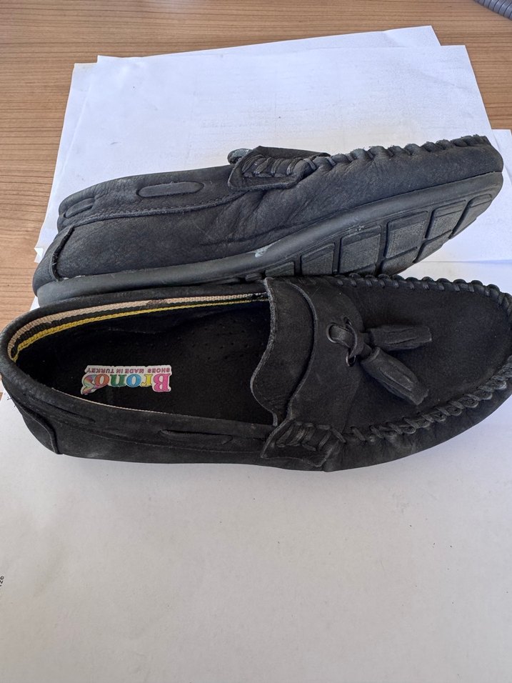 Gri Süet Püsküllü Erkek Çocuk Ayakkabısı - Görsel 5