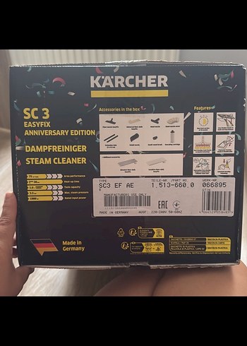 Karcher S3 Easyfix Anniversary Buharlı Temizleyici - Görsel 2