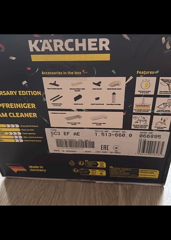 Karcher S3 Easyfix Anniversary Buharlı Temizleyici - Görsel 3