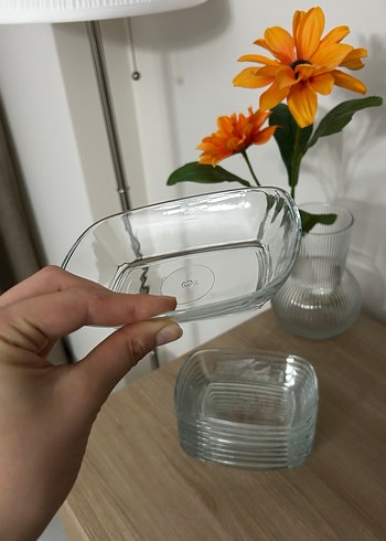 Diğer Cam Kayık Tabak Seti (9 adet)