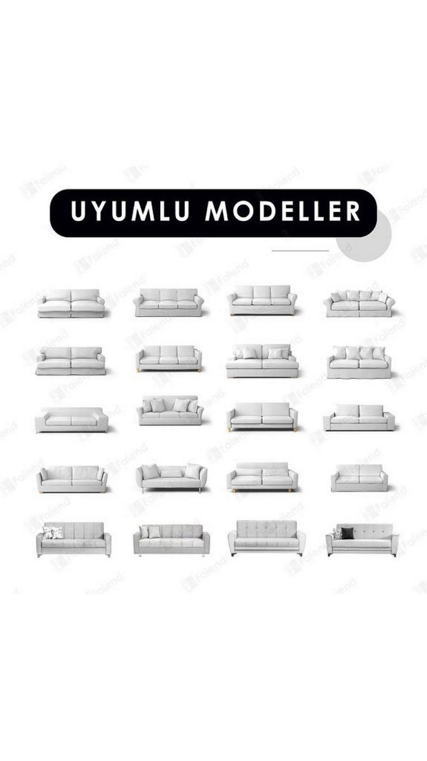 3lü bir adet balpetek desen Koltuk Örtüsü - Görsel 3