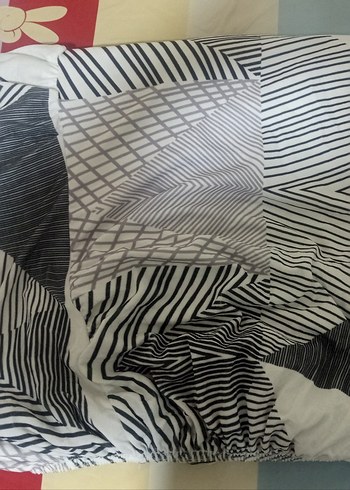 Gri Zebra Desenli Modern Kanepe Örtüsü 3+3+1+1 - Görsel 3