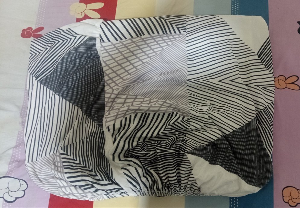 Gri Zebra Desenli Modern Kanepe Örtüsü 3+3+1+1 - Görsel 3