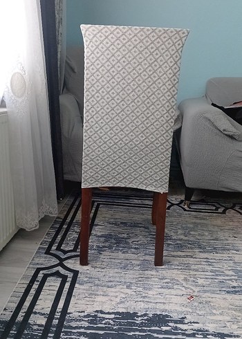 6 adet baklava desen sandalye kılıfı - Görsel 2