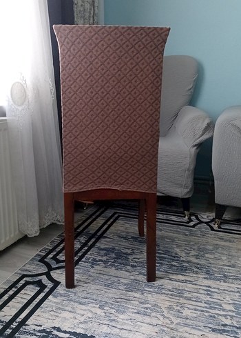 6 adet baklava desen sandalye kılıfı - Görsel 2