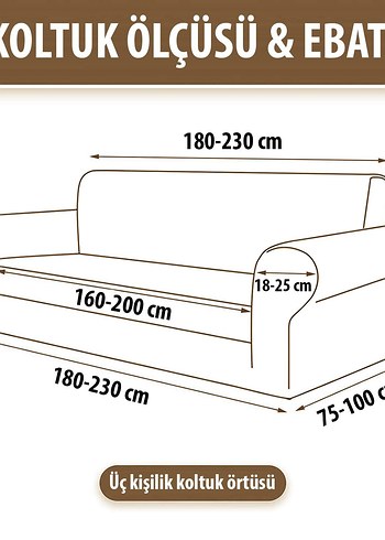 Osmanlı desen koltuk kılıfı 3+3+1+1 - Görsel 4
