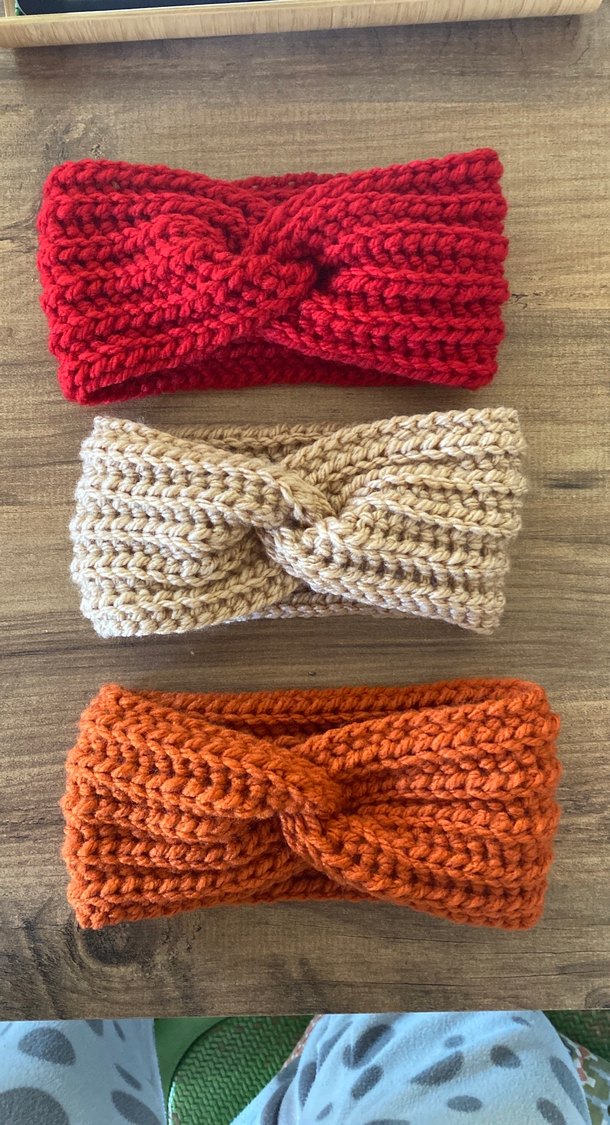 Kadın Örgü Saç Bandı Seti - Bohem - Görsel 2