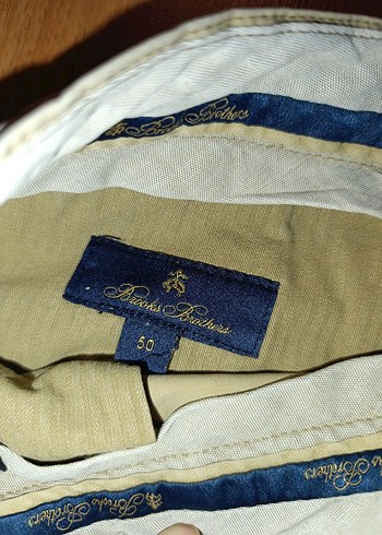 Brother Brooks brothers Bej Regular Fit Keten Mini Erkek Şort