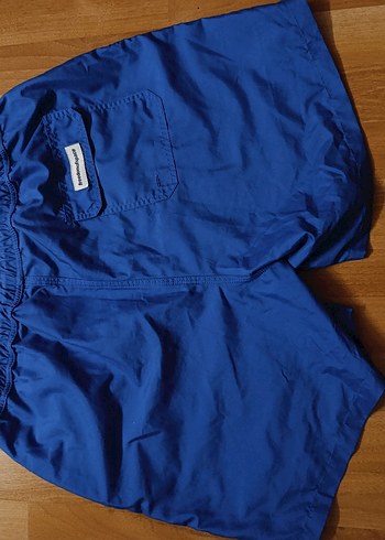 Mavi Kemerli Erkek Deniz Şort - Görsel 6