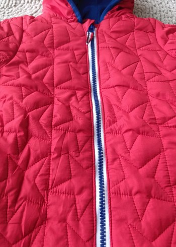 Bebek Kırmızı Kapitone Astronot Tulum - Görsel 2