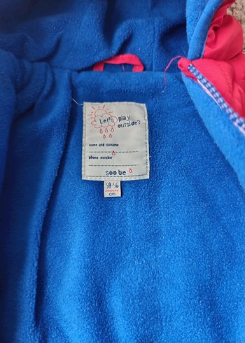 Bebek Kırmızı Kapitone Astronot Tulum - Görsel 3