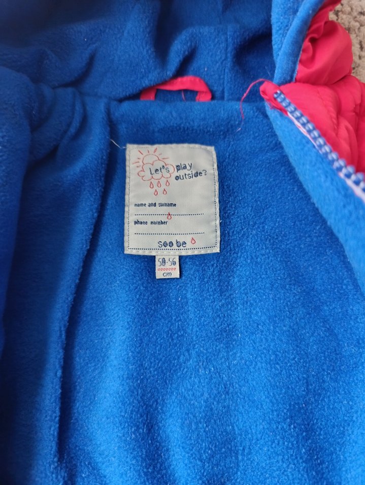 Bebek Kırmızı Kapitone Astronot Tulum - Görsel 3