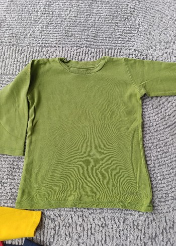 Çocuk Çok Renkli Uzun Kollu tişört Takımı - Görsel 6