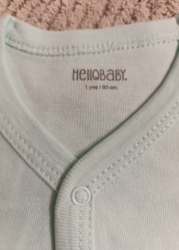 Düğmeli Turkuaz Uzun Kollu Hırka - Görsel 2