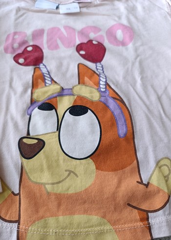 Zara Kız Çocuk Pembe Baskılı Uzun Kollu Tişört - Görsel 2