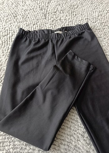 Koton kız çocuk Siyah Spor Tayt Elastik Bel - Görsel 3