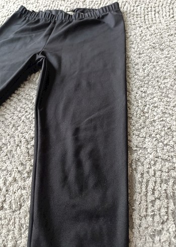 Koton kız çocuk Siyah Spor Tayt Elastik Bel - Görsel 2