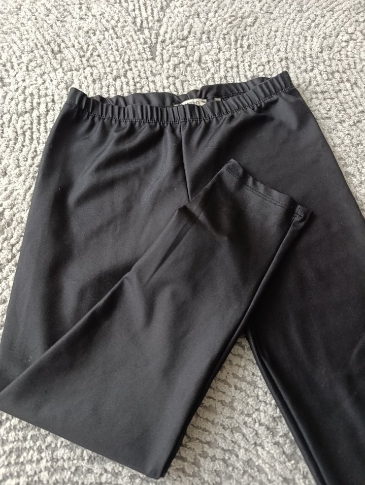 Koton kız çocuk Siyah Spor Tayt Elastik Bel - Görsel 3