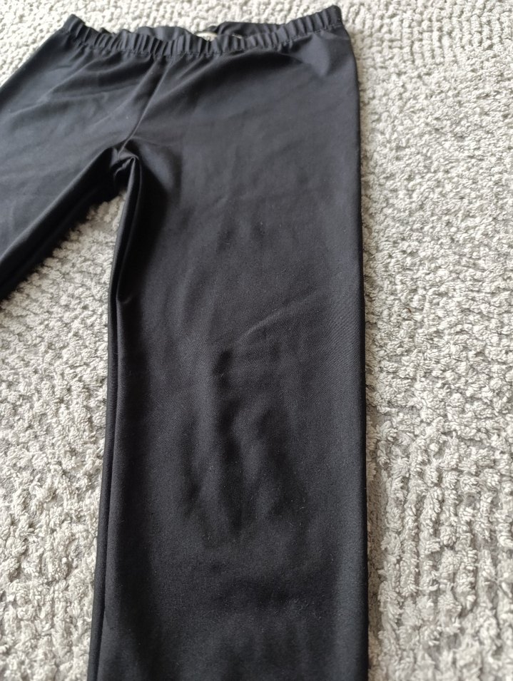 Koton kız çocuk Siyah Spor Tayt Elastik Bel - Görsel 2