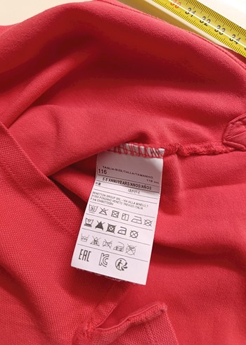 Fuşya Kız Çocuk Polo Yaka Tişört - Görsel 7