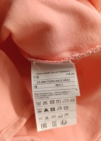 Kız Çocuk Pembe Polo Yaka Tişört - Görsel 6