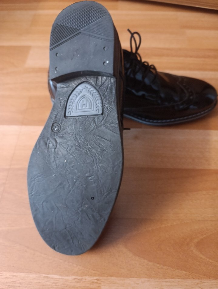 Klasik Siyah Rugan Erkek Çocuk Ayakkabısı - Görsel 4