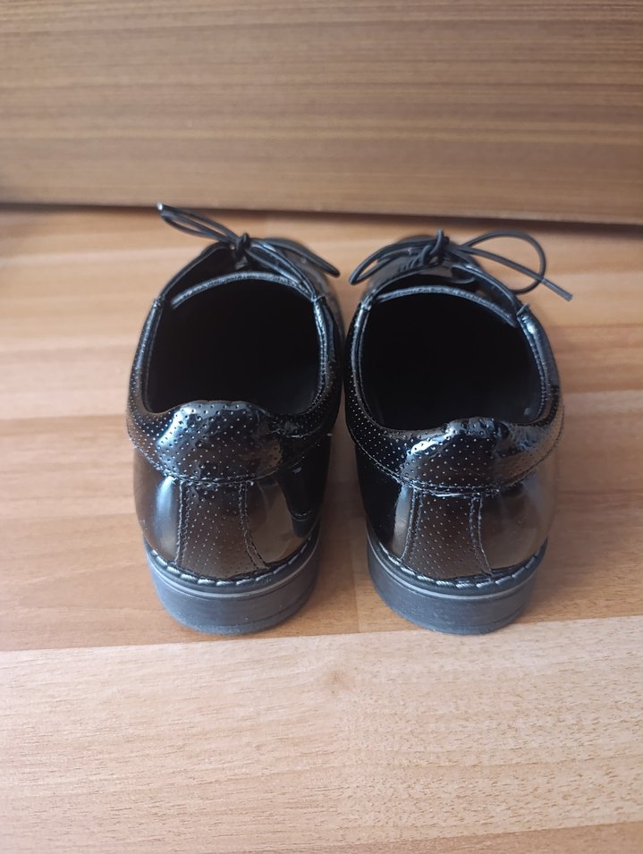 Klasik Siyah Rugan Erkek Çocuk Ayakkabısı - Görsel 3