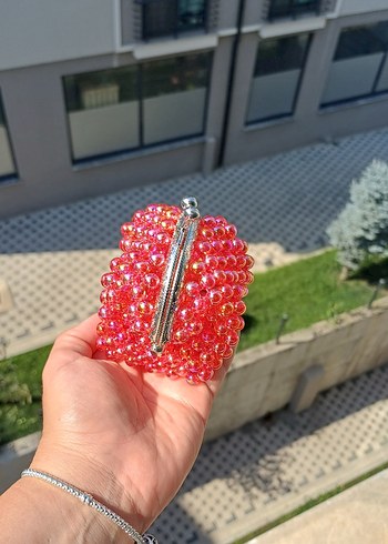 Diğer Boncuk İşlemeli Renkli Kadın Cüzdanı