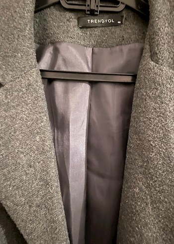 Trendyol & Milla Gri Düğmeli Kadın Blazer Ceket