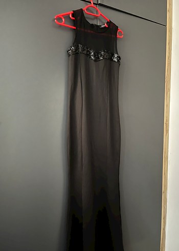 Abiye Siyah Drapeli Straplez Uzun Gotik Elbise