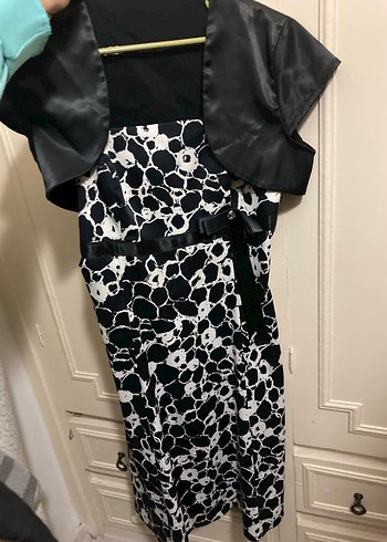 Desenli Siyah Uzun Hamile Eteği - Görsel 2