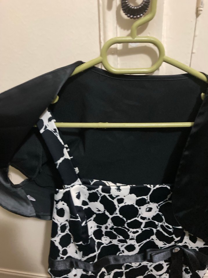 Desenli Siyah Uzun Hamile Eteği - Görsel 4