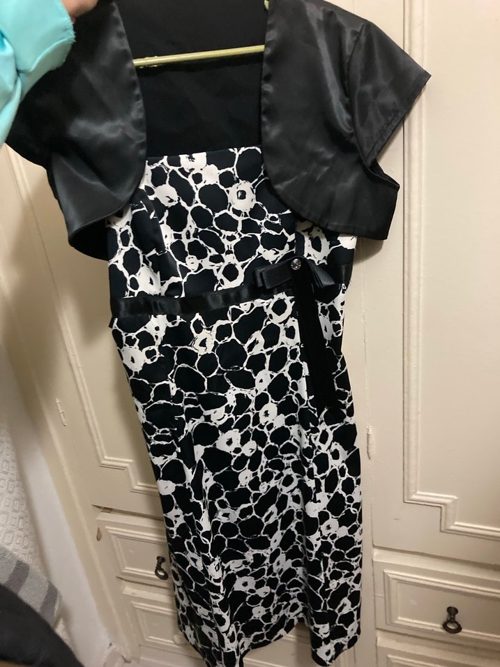 Desenli Siyah Uzun Hamile Eteği - Görsel 2