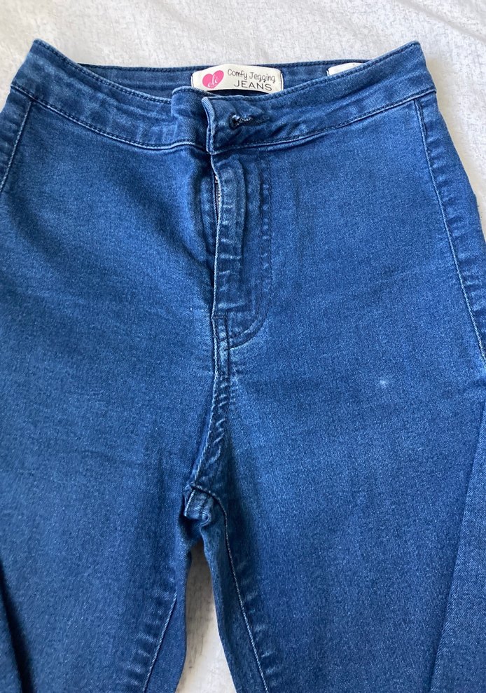 Kadın Mavi Normal Boy Slim Denim Pantolon - Görsel 2