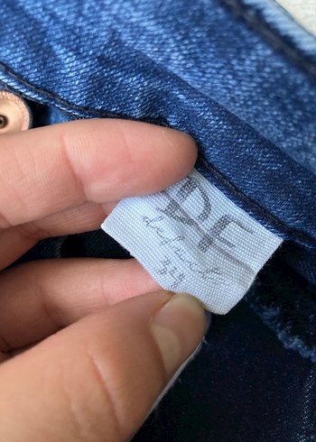 Lacivert Kadın Denim Normal Boy Jean - Görsel 3