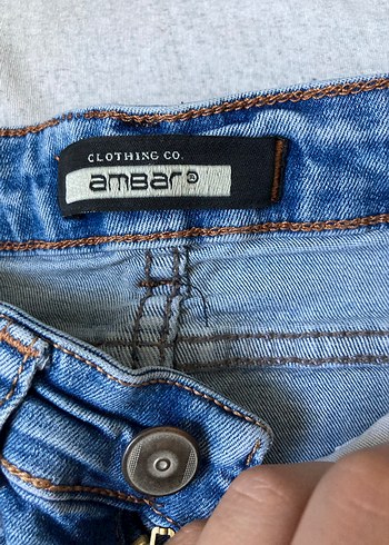 Mavi Kadın Normal Boy Dar Kesim Kot Pantolon - Görsel 3