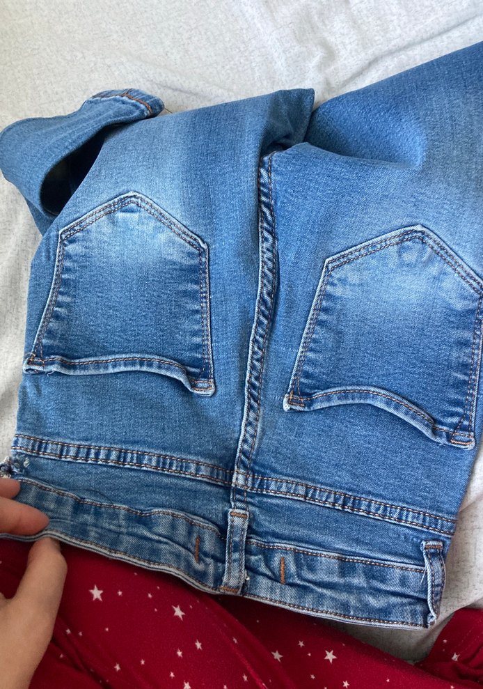 Mavi Kadın Normal Boy Dar Kesim Kot Pantolon - Görsel 5