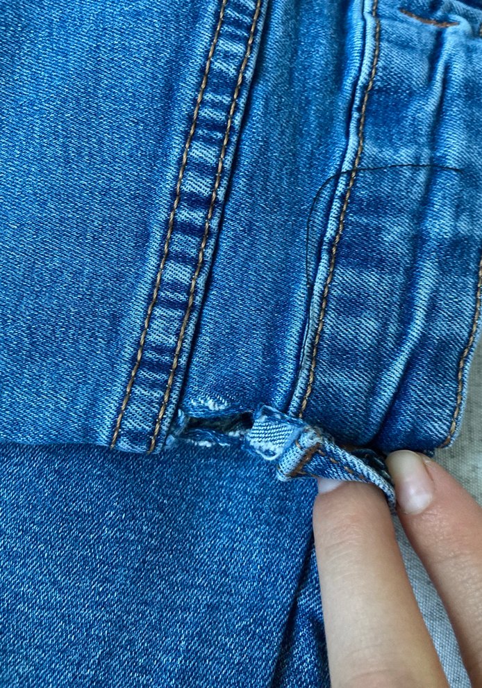 Mavi Kadın Normal Boy Dar Kesim Kot Pantolon - Görsel 4