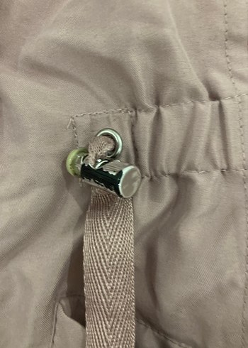 Kız Çocuk Bej Kürklü Sokak Stili Mont - Görsel 4