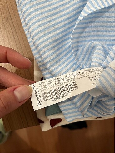 xs Beden mavi Renk Stradivarius Askılı Bluz