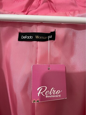 38 Beden pembe Renk DeFacto Blazer