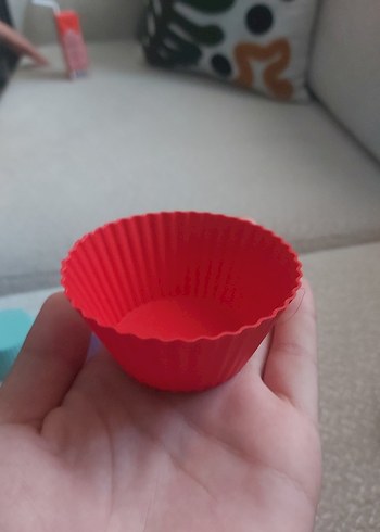 Beden çeşitli Renk 6 adet Silikon Muffin Kalıbı