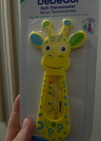 Bebédor Zürafa Tasarımlı Banyo Termometresi - Görsel 2