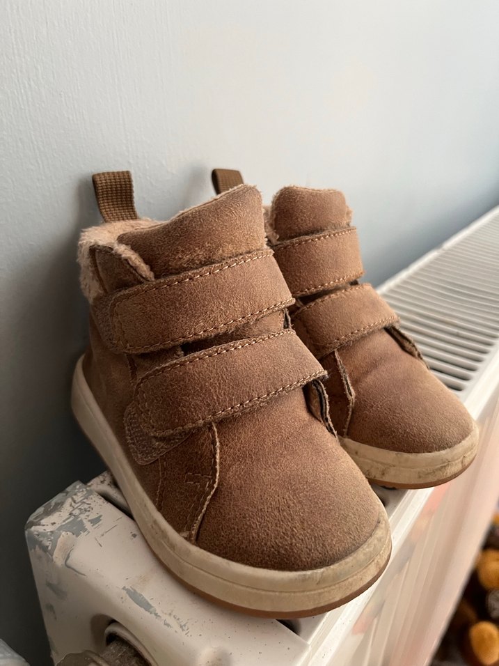 Kahverengi Erkek Süet Bot Velcro - Görsel 2