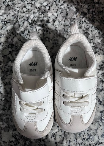 Erkek Çocuk Beyaz Cırt Cırtlı Spor Ayakkabı - Görsel 2