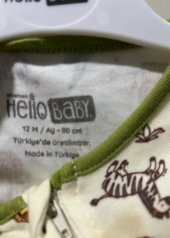 Uzun Kollu Fermuarlı Erkek Bebek Tulum - Görsel 3