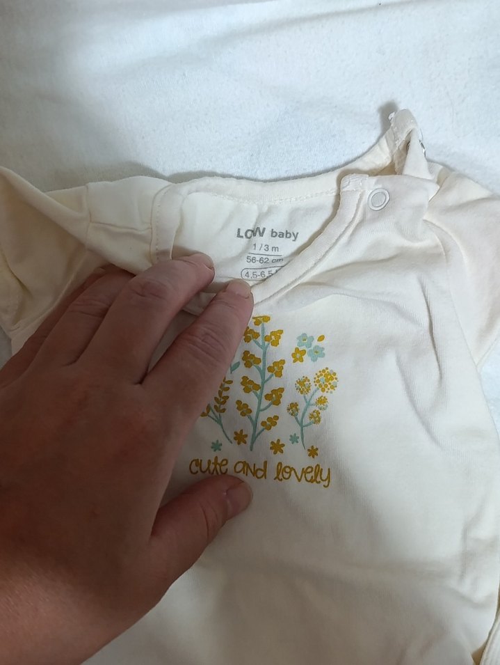 LCW Baby Beyaz Bebek Atlet 1-3 Ay - Görsel 3