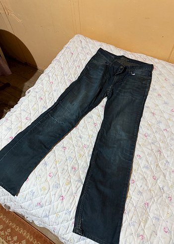 Gri Kadın Bol Kesim Midi Kot Pantolon